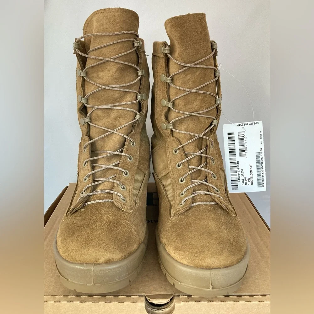 McRae Footwear Army Temperate Weather Combat Boots - Coyote - Mens Size 10.5W - Picture 3 of 14